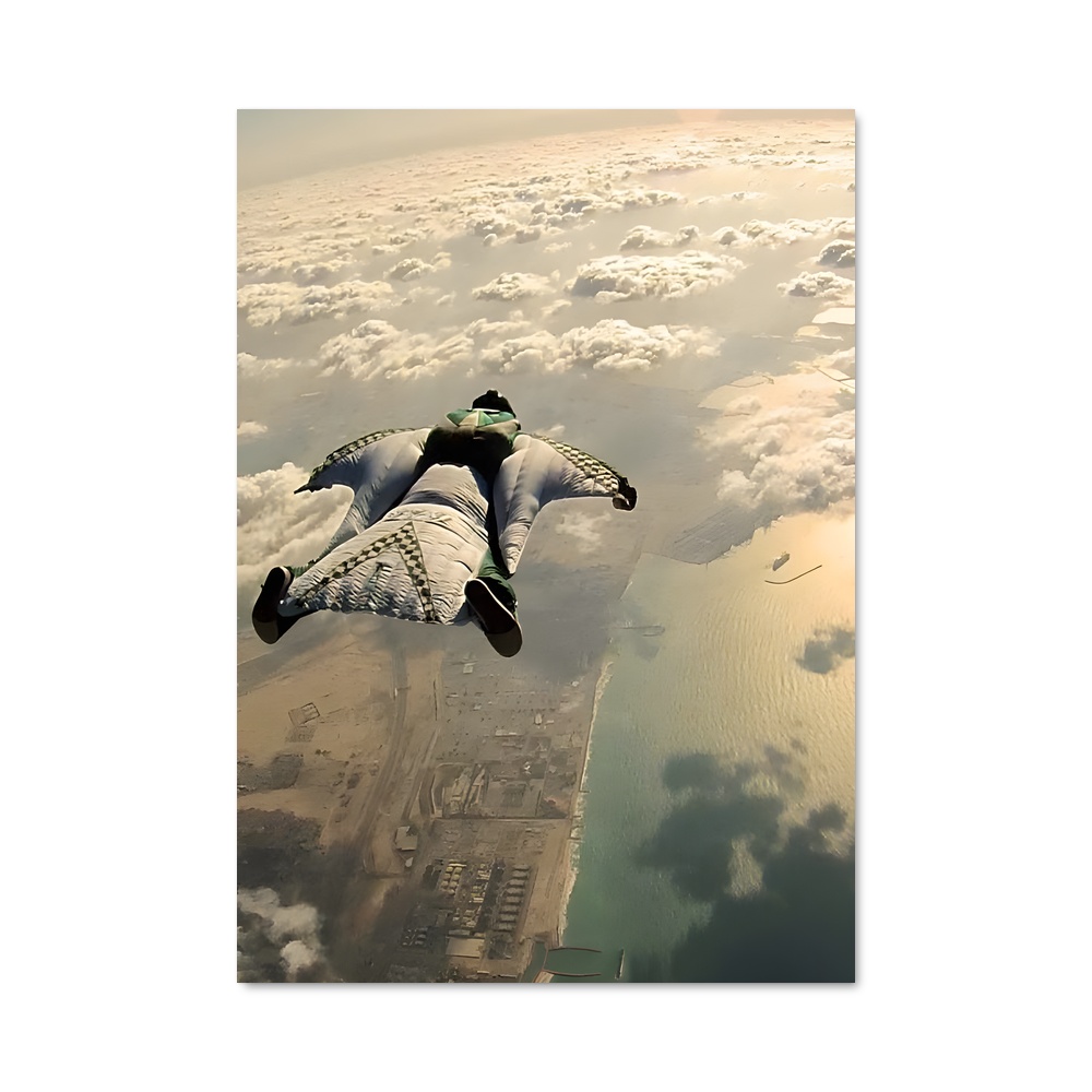 Poster Wingsuit de flying